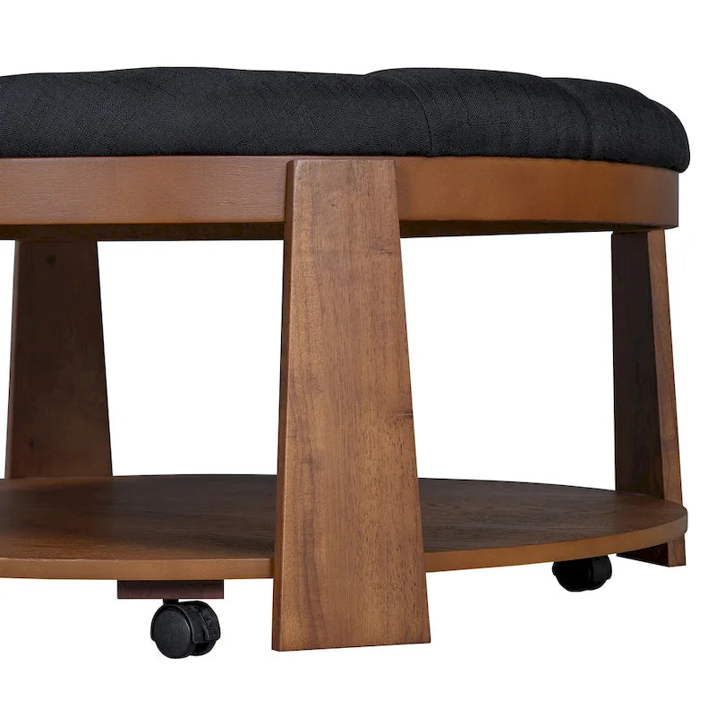 Modern Large Round Ottoman Coffee Table