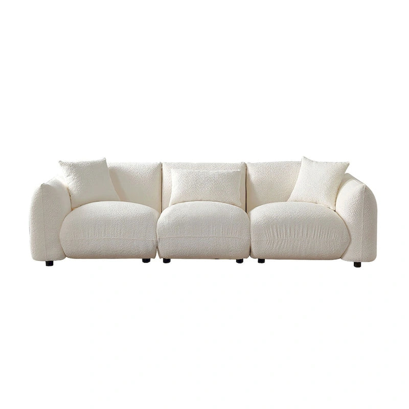 Mid Century Modern Couch 3-Seater Sofa for Living Room, Bedroom