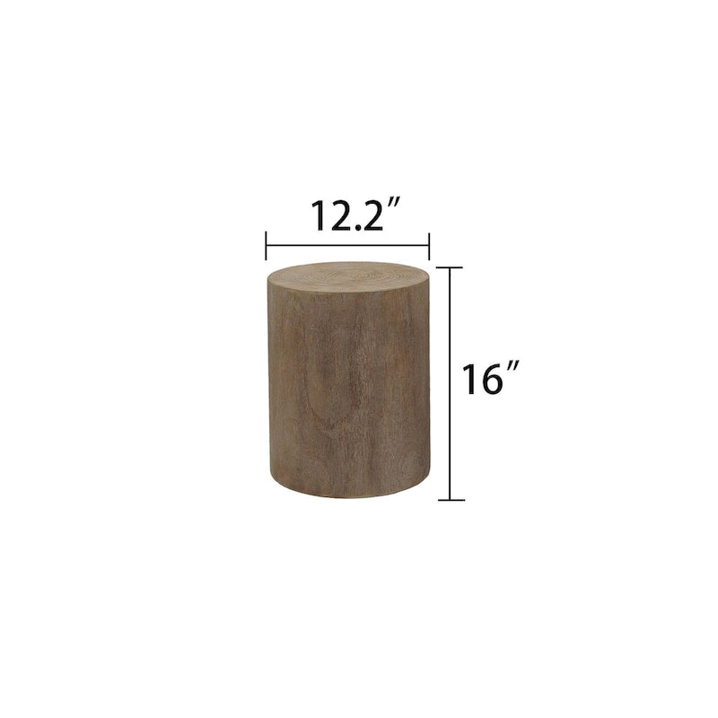 Set of 3 Rustic Wooden Coffee Tables with Distinctive Tree Ring Patterns - Perfect for Living Room