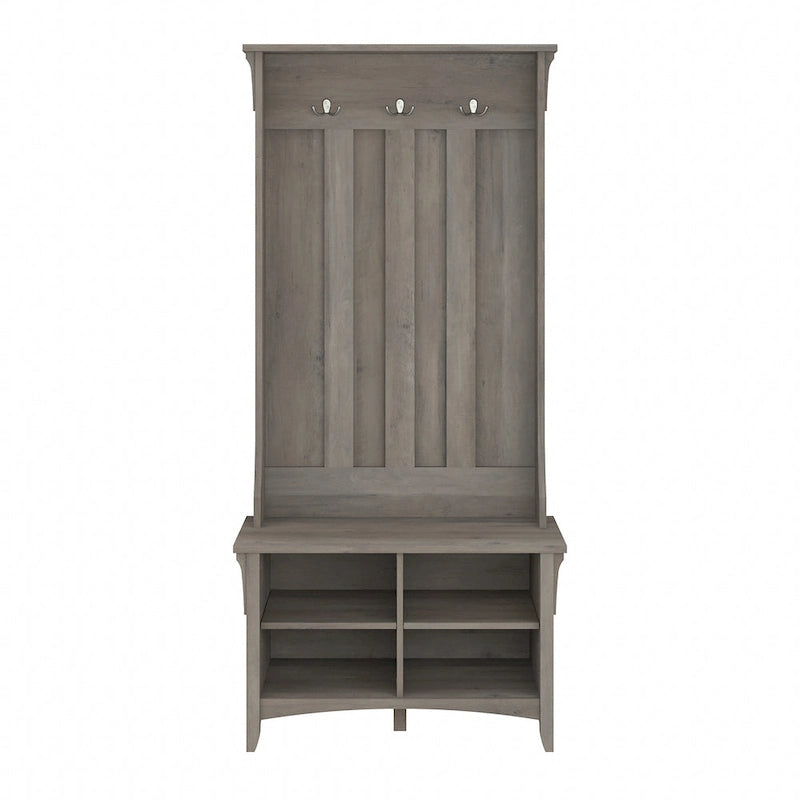 Salinas Hall Tree with Shoe Storage Bench by Bush Furniture