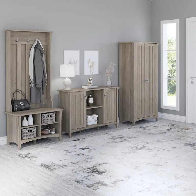 Salinas Hall Tree with Shoe Storage Bench by Bush Furniture