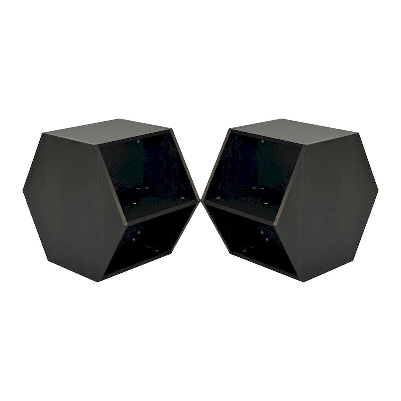 GDFStudio - Lila Hexagonal Coffee Table Set with Multi-Function Storage Design