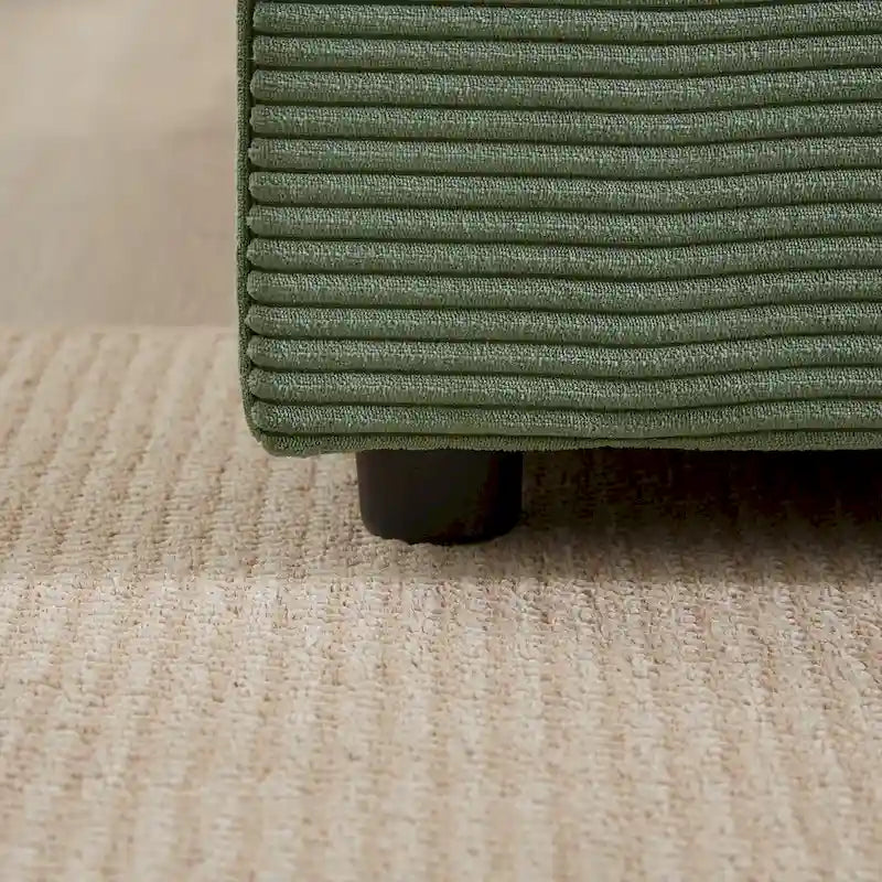 GDFStudio - Emerson Modular Corduroy 3-Seater Sofa with Storage and Customizable Design