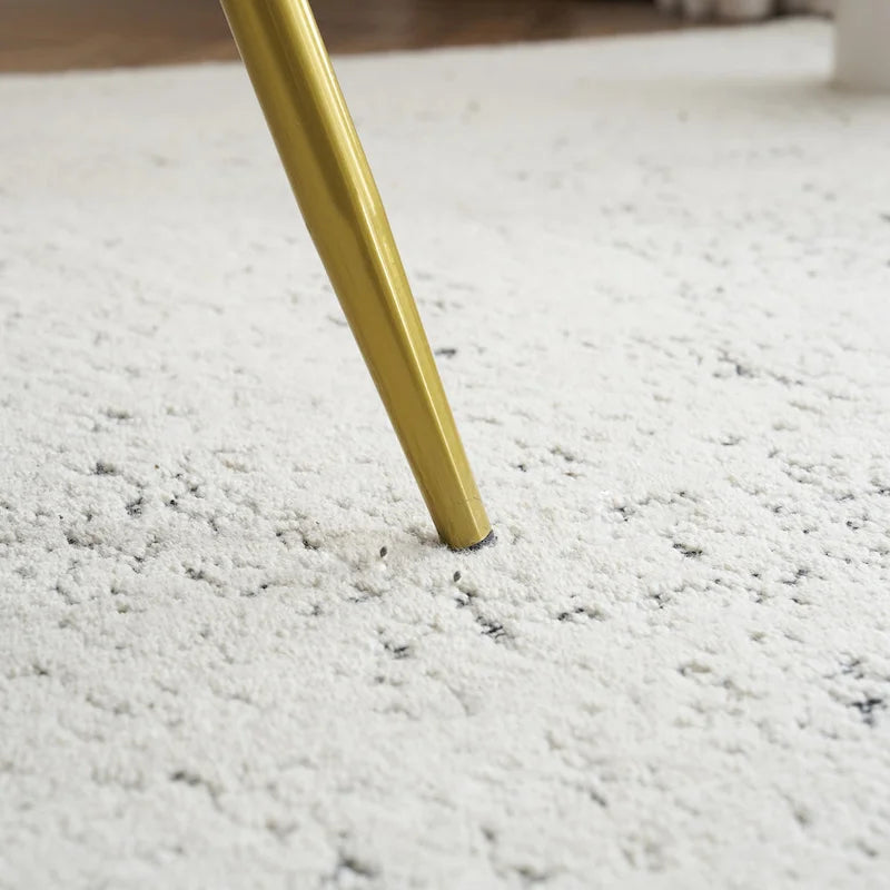 Christopher Knight Home - Eliana Modern Teddy Fabric Accent Chair with Curved Backrest and Gold Legs