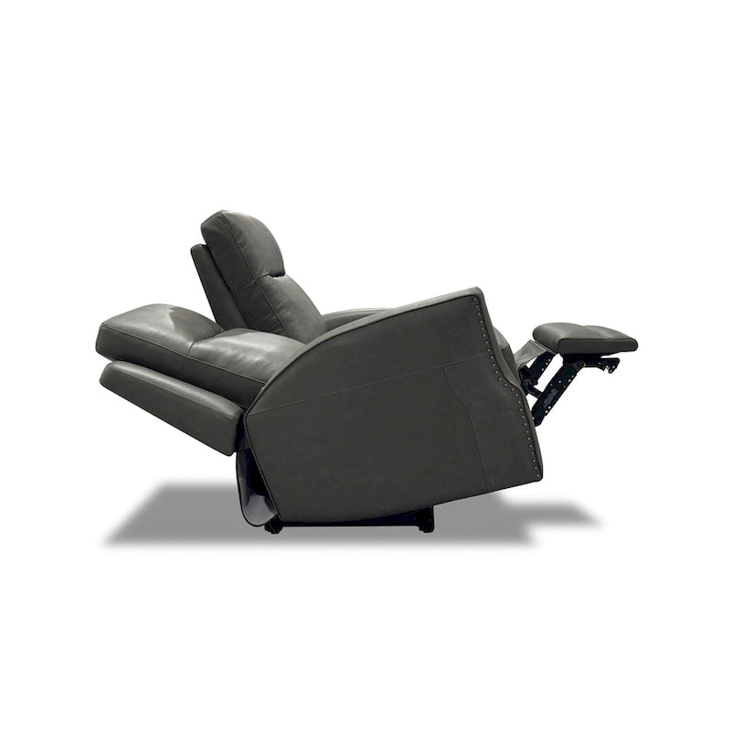 Maxwellton Cedar Power Reclining Loveseat with Power Headrests and Lumbar by Flexsteel - 56 x 42 x 39