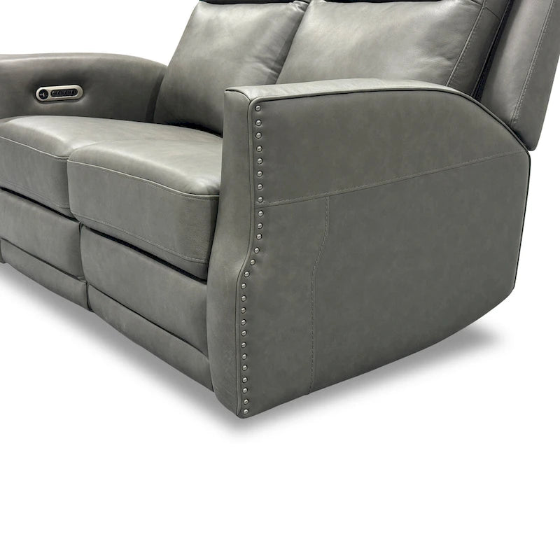 Maxwellton Cedar Power Reclining Loveseat with Power Headrests and Lumbar by Flexsteel - 56 x 42 x 39
