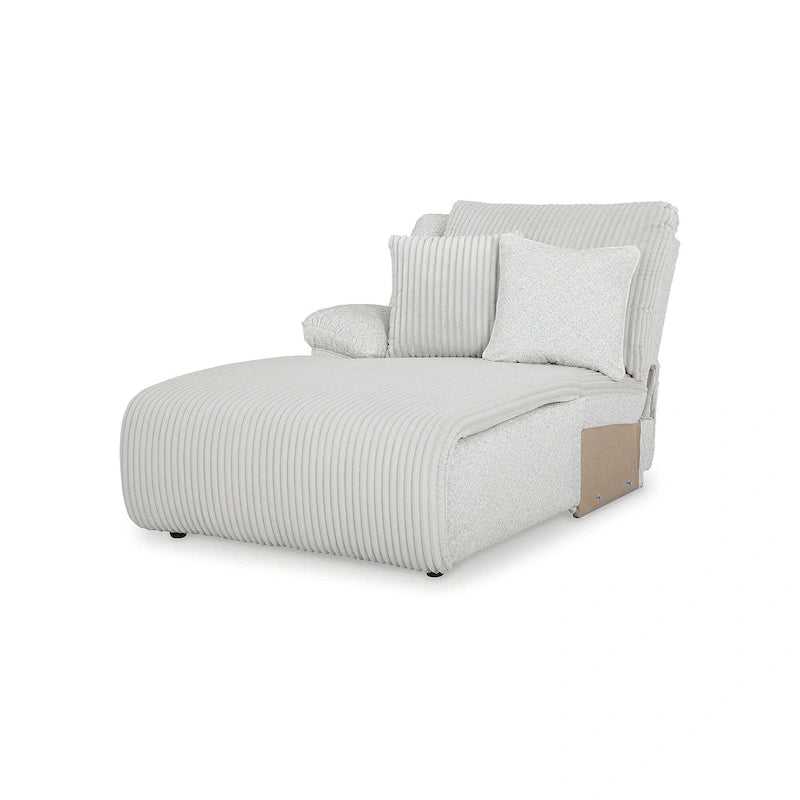 Signature Design by Ashley Top Tier Light Gray 6-Piece Reclining Sectional with Chaise - 149.5W x 132.5D x 40H