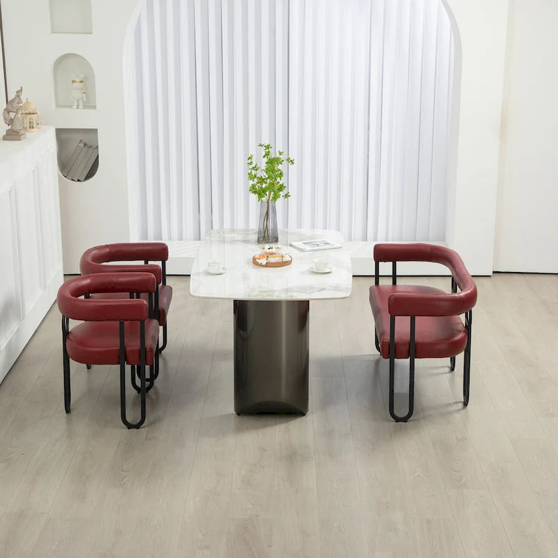 House Hold Modern Loveseat 2 Seater Sofa Chenille Fabric Couch With Arms And Metal Legs For Living Room