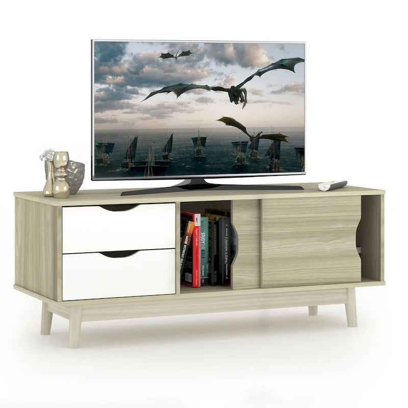 Gymax TV Stand for TV up to 60 Media Console Table Storage with - See Details