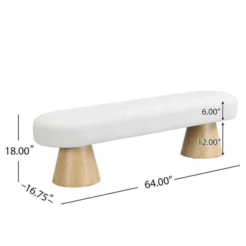 Christopher Knight Home - Parker Fabric Dining Bench