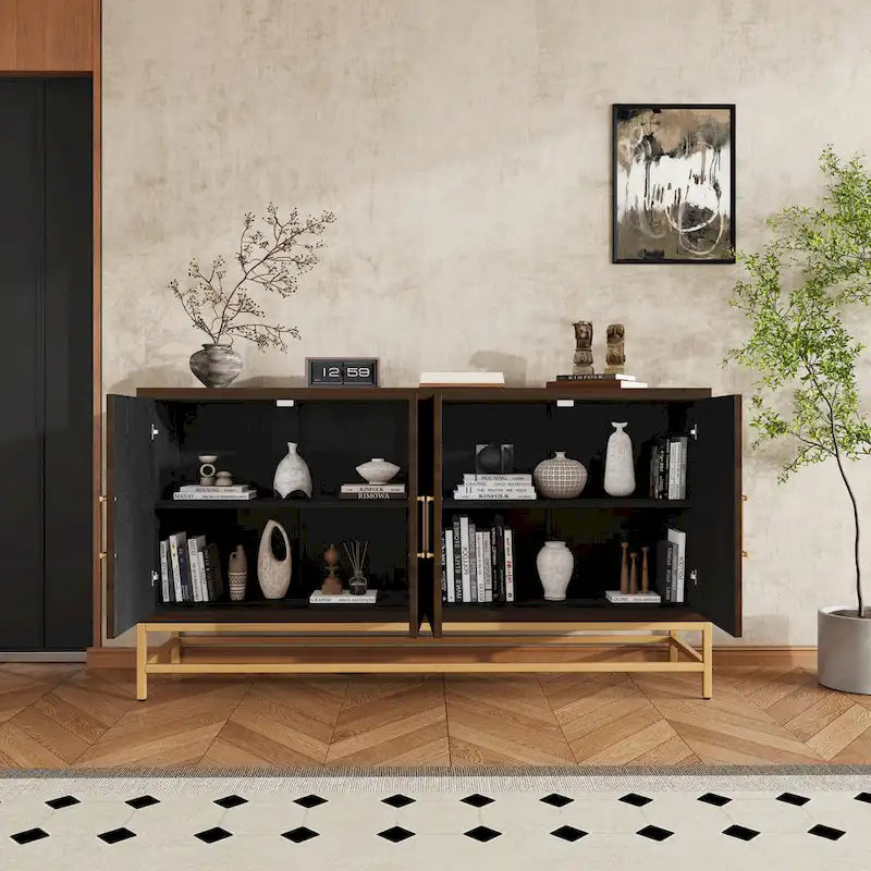 Sideboard Buffet Cabinet with Adjustable Shelves
