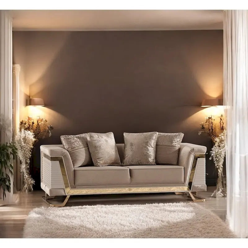 ActiveZen 4 Pieces Living Room Sets 1 Sofa 1 Loveseat 2 Chair