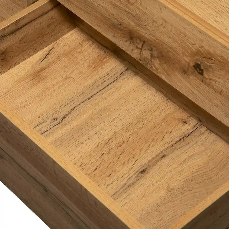 70.9 TV Stand with Double Storage Space and Drop Down Door for TVs Up to 80