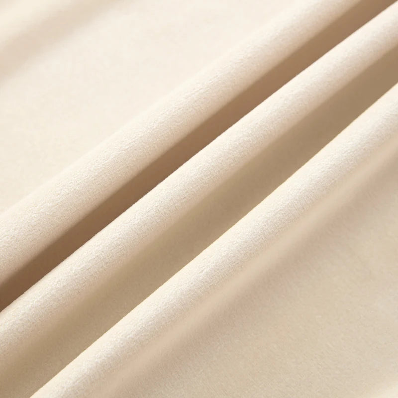 Beige 37.8 Velvet Accent Chair