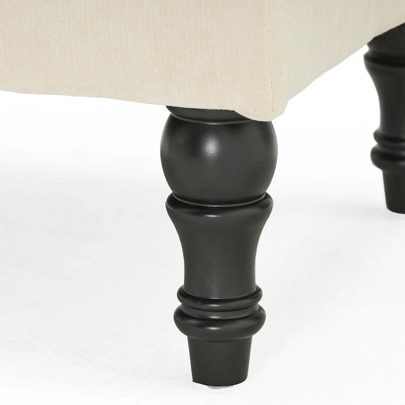 Jeremy Modern Tufted Fabric Pillow Top Ottoman by Christopher Knight Home