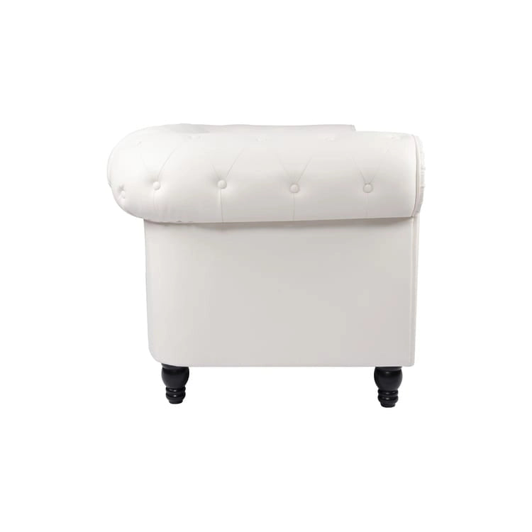 Emery Chesterfield Loveseat, Luxurious Comfort for Cozy Living Rooms, Mid-Century Modern couch, Elegance & Serenity