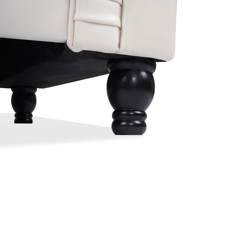 Emery Chesterfield Loveseat, Luxurious Comfort for Cozy Living Rooms, Mid-Century Modern couch, Elegance & Serenity