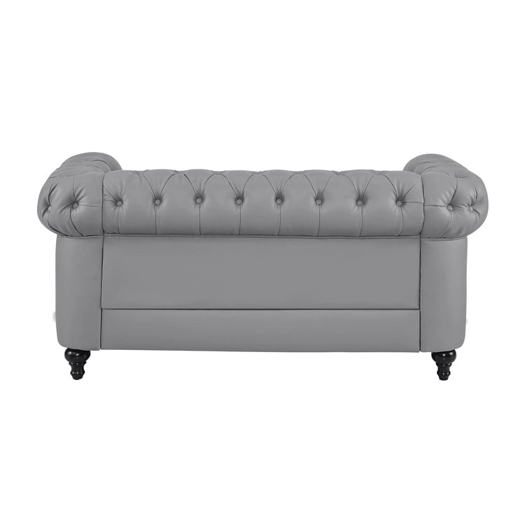 Emery Chesterfield Loveseat, Luxurious Comfort for Cozy Living Rooms, Mid-Century Modern couch, Elegance & Serenity