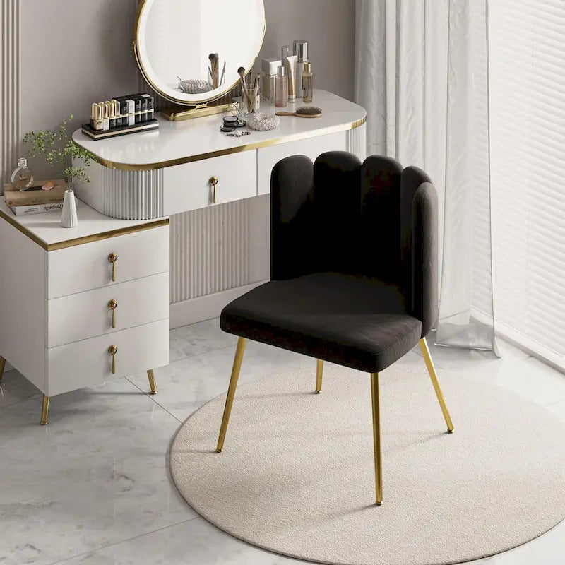 Anjela Side Chair with Tufted Back