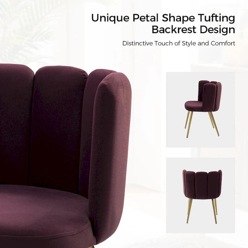 Anjela Side Chair with Tufted Back