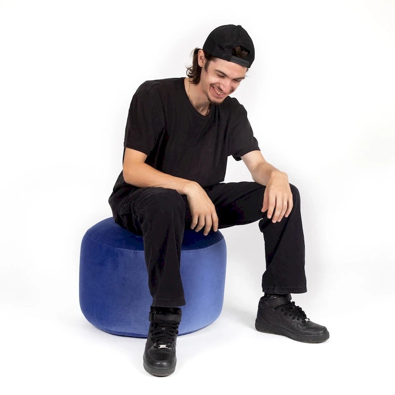 Belgique Velvety Indoor Pouf by Gouchee Home