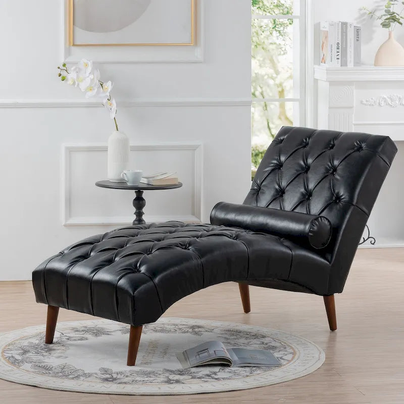 62W Upholstered Chaise Lounge