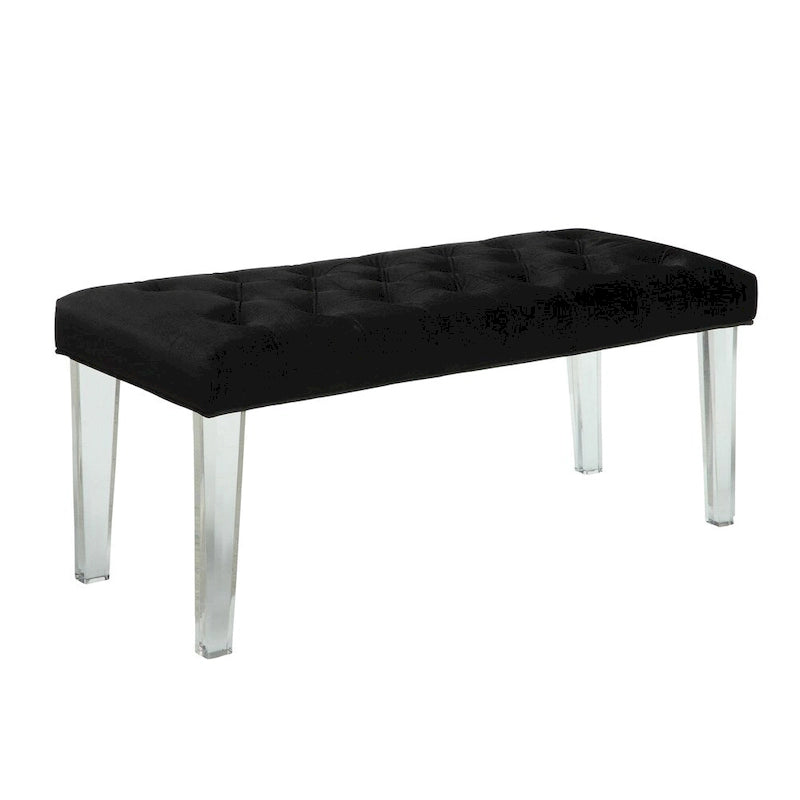 Bral Contemporary Fabric Tufted Accent Bench by Furniture of America