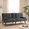 Futzca 60 Small Loveseat, 3 in 1 Cute Convertible Sofa Bed