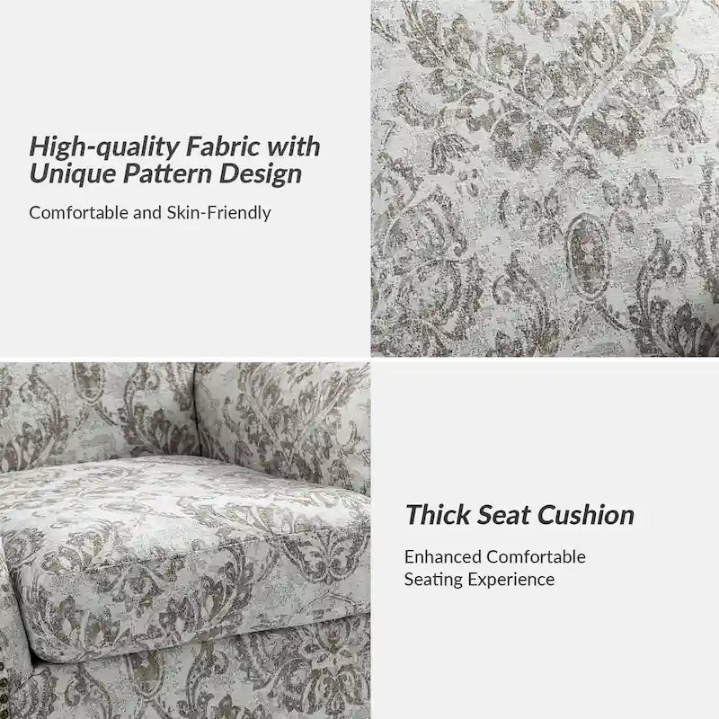 Giampiero Living Room Armchair with Nailhead Trims Set of 2 by HULALA HOME