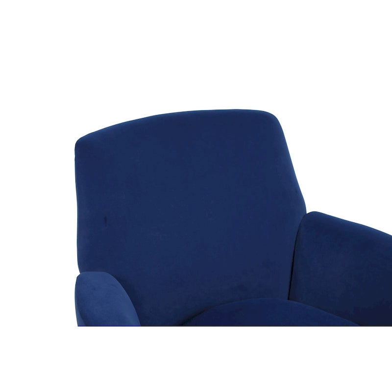 Velvet Soft Fabric Swivel Barrel Chair - 28.3 x 29.3 x 32.7