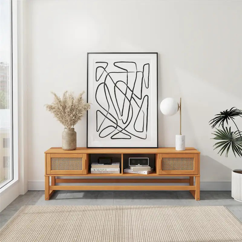 Ren Home Talo Media Console TV Stand with Storage
