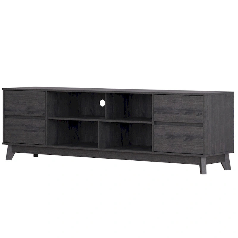 Hollywood Modern TV Stand with Drawers for TV's up to 85