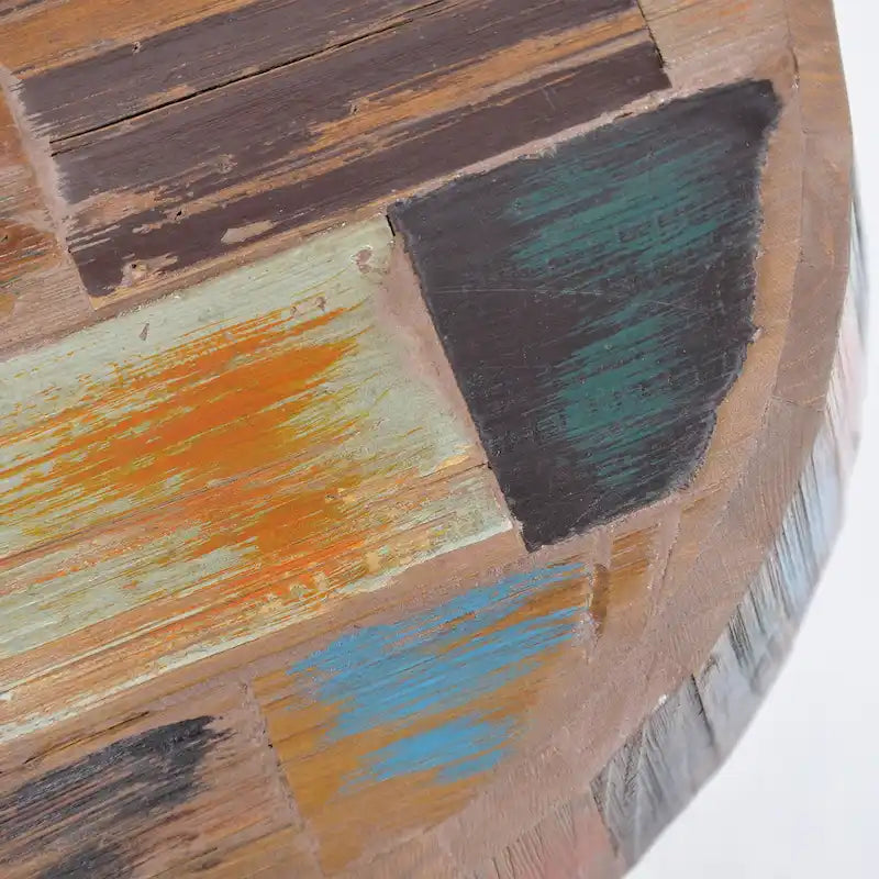 Greenage Reclaimed Wood End Table Living Room Night Stand Use