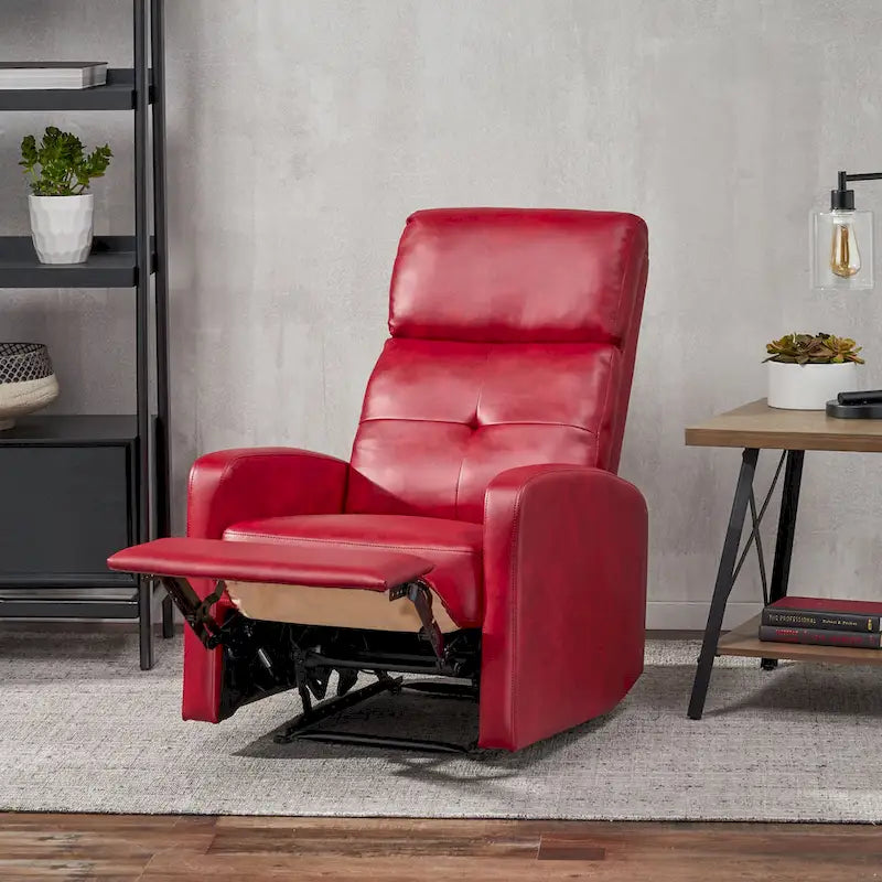 Samedi PU Leather Recliner Club Chair by Christopher Knight Home