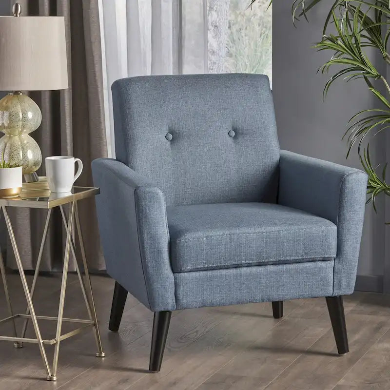 Sienna Mid-century Fabric Club Chair by Christopher Knight Home
