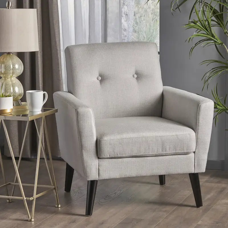 Sienna Mid-century Fabric Club Chair by Christopher Knight Home