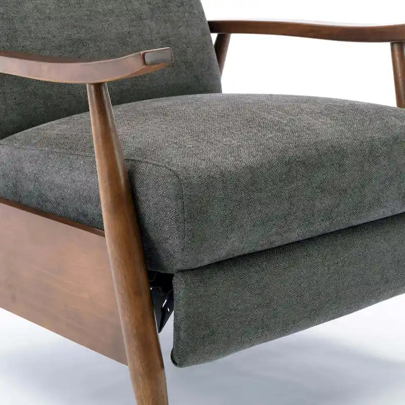 Sloan Wood Arm Push Back Recliner by Greyson Living