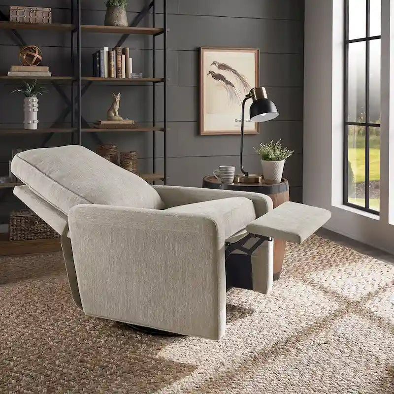 Cadeau Push Back Swivel Recliner Chair by iNSPIRE Q Modern