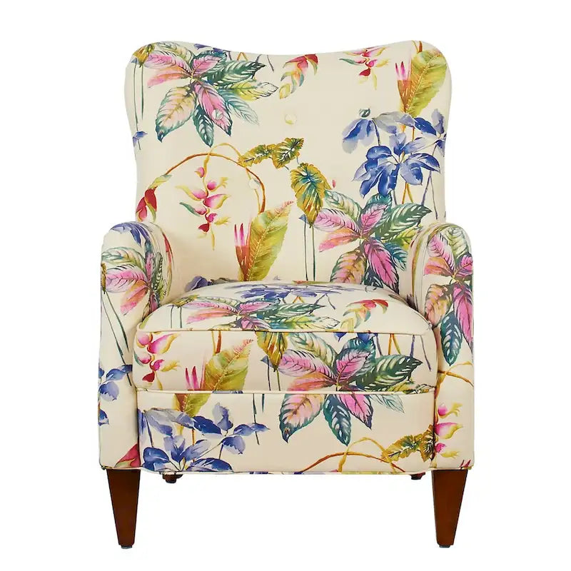 Palma 32 Floral Upholstered Arm Chair by Jennifer Taylor Home