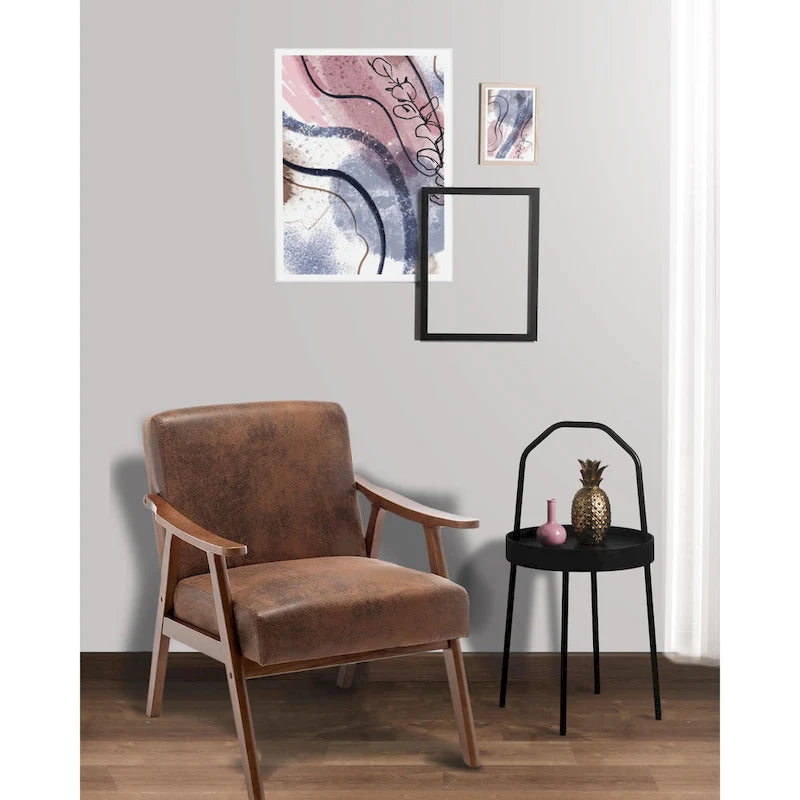 Cedrice 26.37 Wide Microfiber Accent Chair