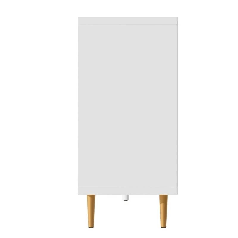 Media Entertainment Center, Console Table with Adjustable Shelves,Storage Sideboard Cabinet for Living Room