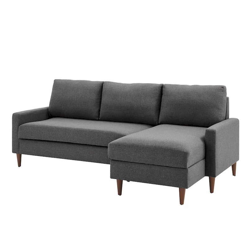 Parker Convertible Sofa with Right Facing Storage Chaise by iNSPIRE Q Modern