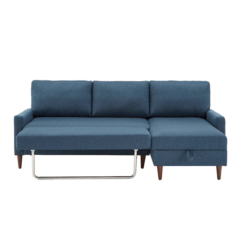 Parker Convertible Sofa with Right Facing Storage Chaise by iNSPIRE Q Modern