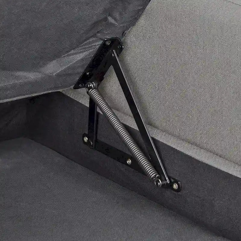 Parker Convertible Sofa with Right Facing Storage Chaise by iNSPIRE Q Modern