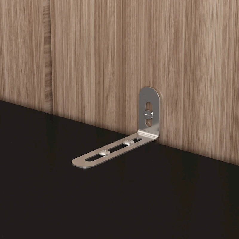 Wall Unit TV Stand with Bookshelves for TVs up to 70, Modern Console