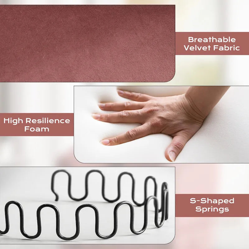 Ouyessir Set of 2 Swivel Barrel Chair 360 Degree Upholstered Accent Chair Fabric Armchair