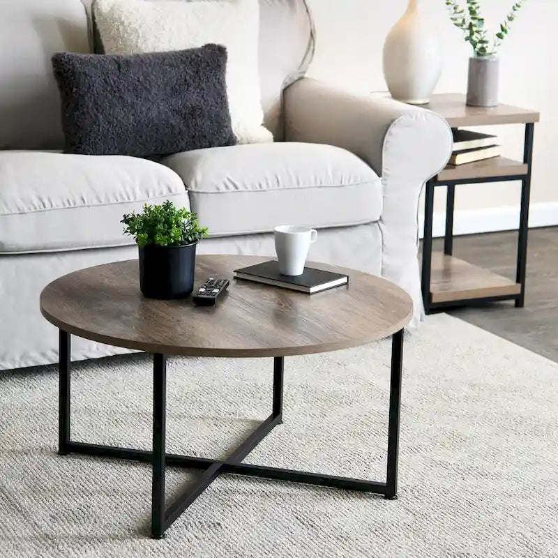 Household Essentials Round Coffee Table - 31.5