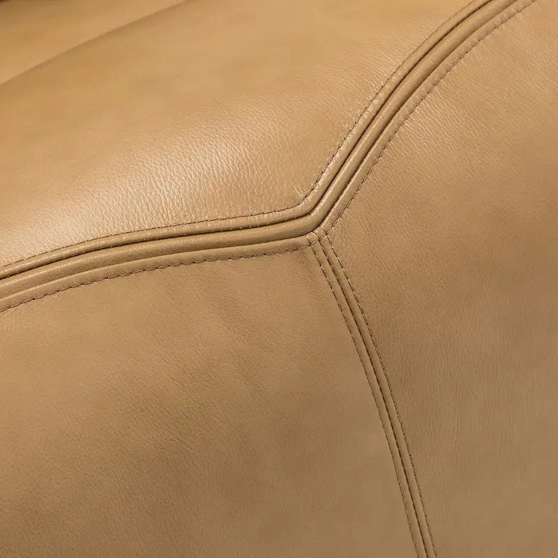 Mercedes Genuine Leather Power Recliner with Cushion Padded