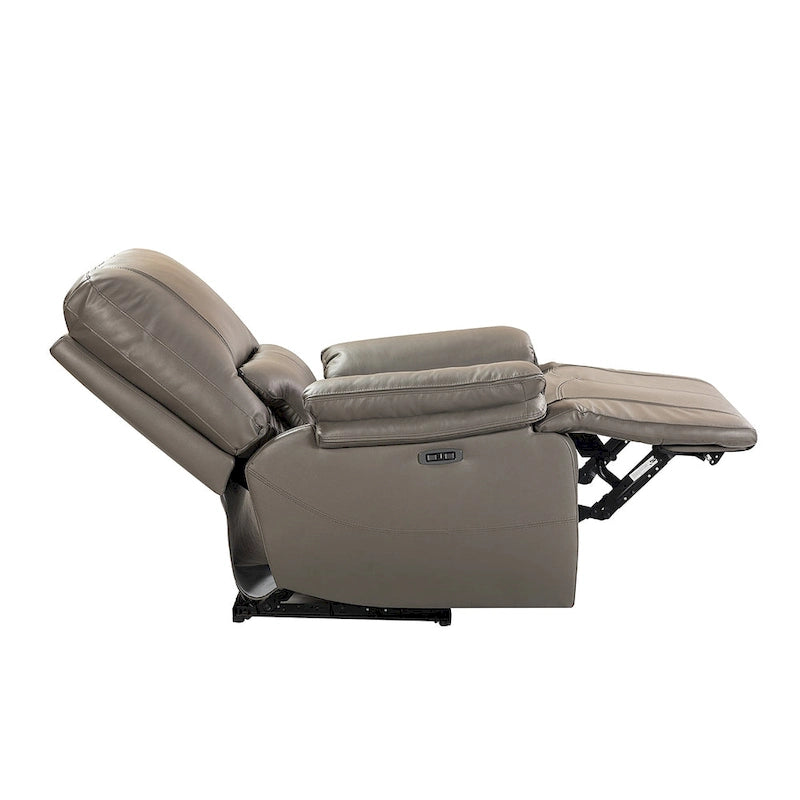 Mercedes Genuine Leather Power Recliner with Cushion Padded