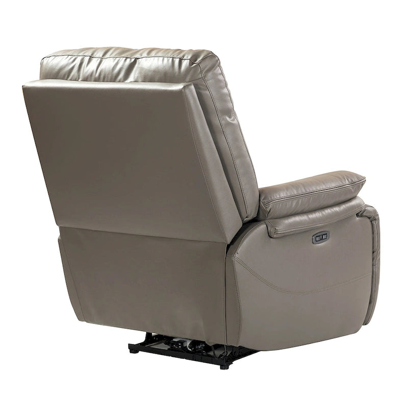 Mercedes Genuine Leather Power Recliner with Cushion Padded